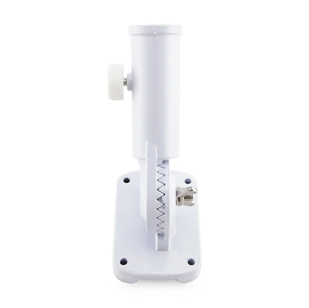 
Hot Selling Adjustable Aluminum White Powder Coated outdoor Flag Pole Bracket 