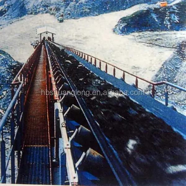 china cooling rubber conveyor belt system