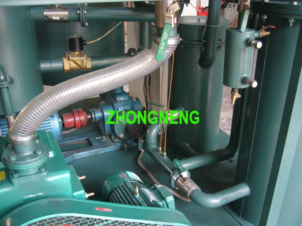 Multi function vacuum lubricant oil filtration system hydraulic oil filter machine