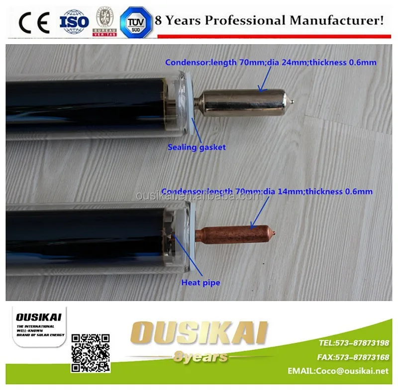 Use Of Sun Energy Heat Pipe Solar Collector