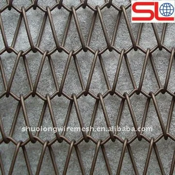 Высокое Качество Цветной металлической сетки стене висит занавес