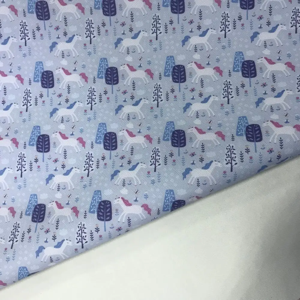 factory price digital animal print fabric for decoration and making baby shoe