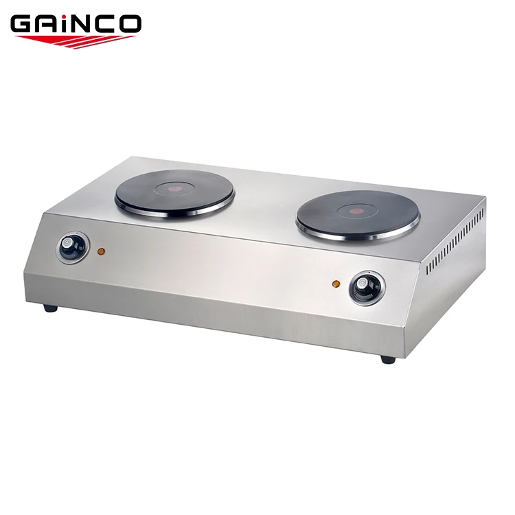 4-plate commercial electric cooking range