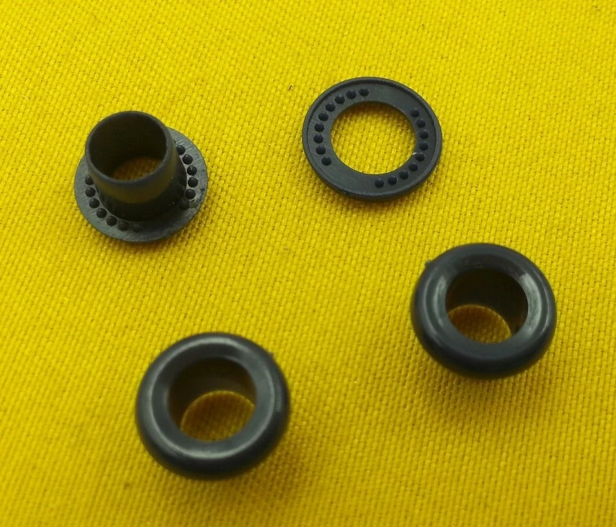 
14L Plastic eyelets and washers in Dark Navy color --- P4379 