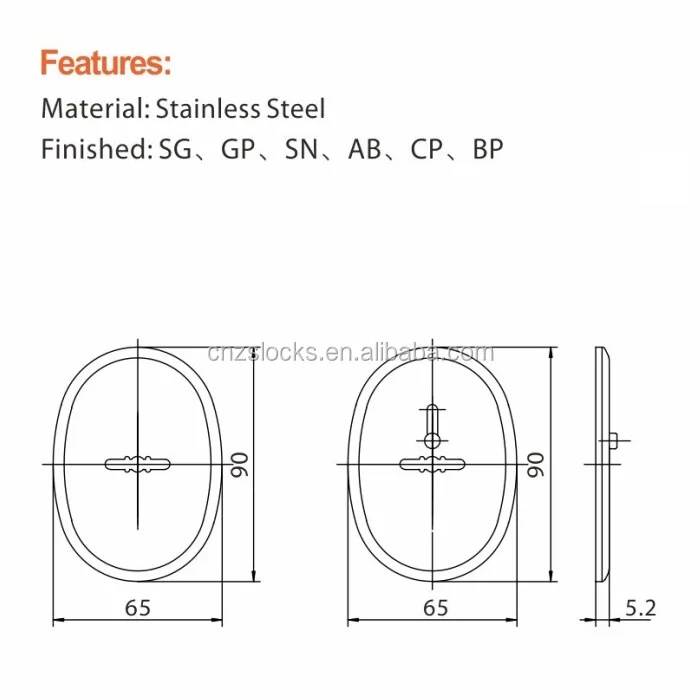 [ZS2] Wholesale factory door keyhole lock cover