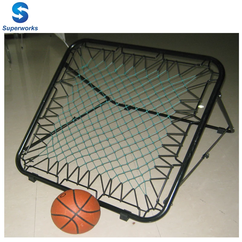 powder-coated galvanized steel tube soccer football rebounder net rebound goal