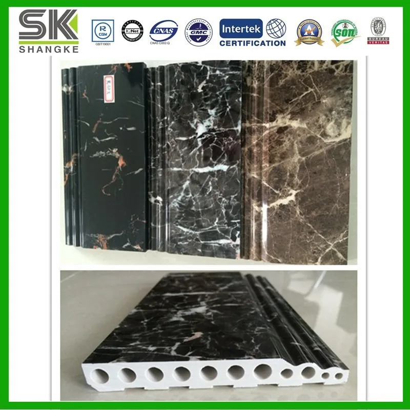 Artificial marble stone skirting board window frame border line