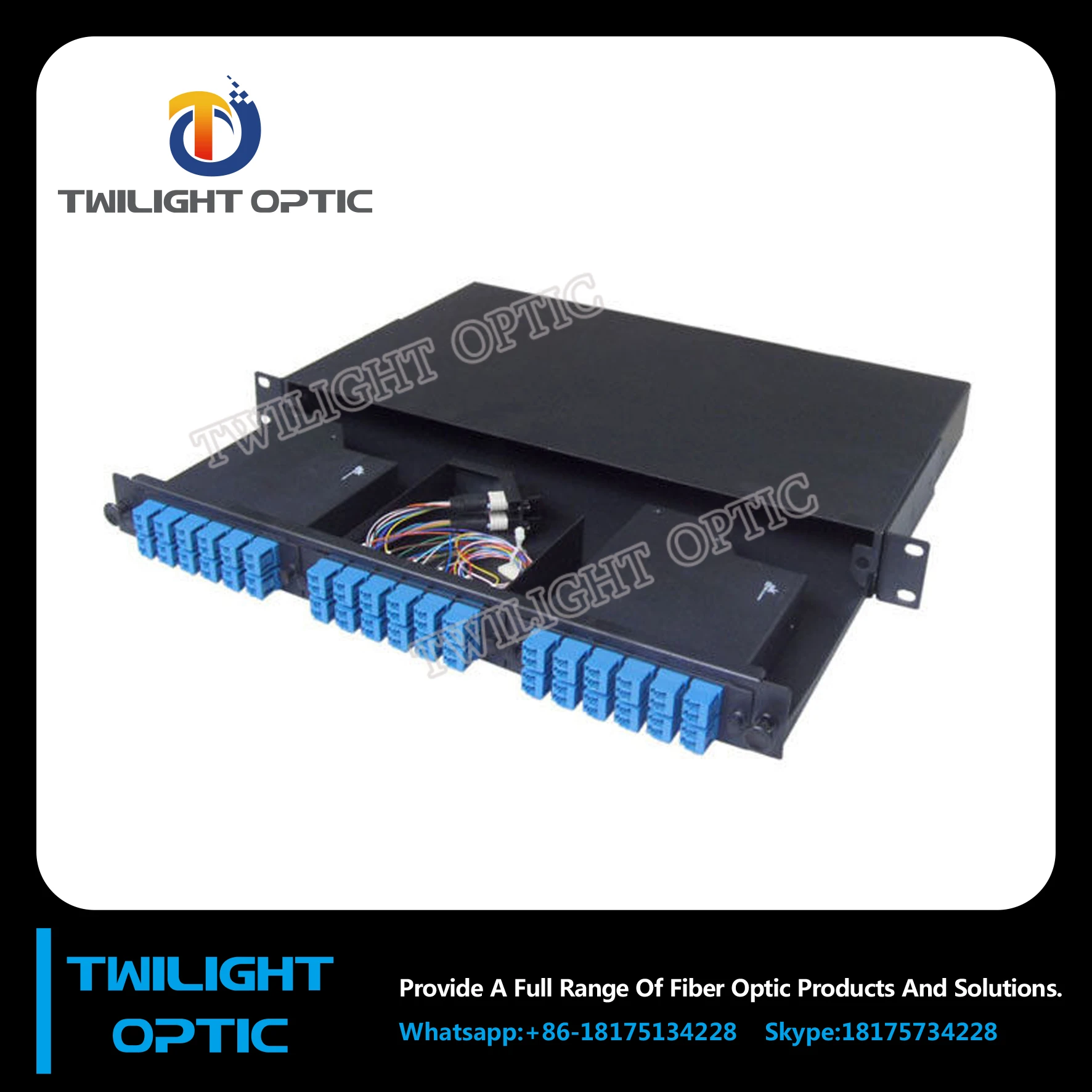 Решение FTTH OM3 MTP MPO LC Панель Ящика
