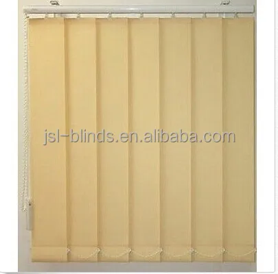 Fabric vertical blinds can be printed with image for window