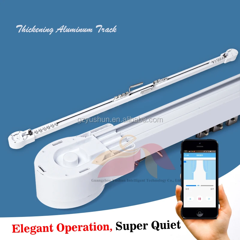 Zigbee control 220V electric curtain motor,The latest foldable track smart home set