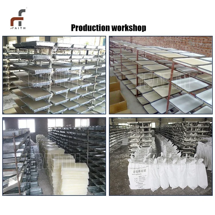 
100Kg Pallet C14 C17 Melting Point 48 52 52-54 56 58 60-62 Normal Histology Organic Spray Wax Kunlun Paraffin Wax 