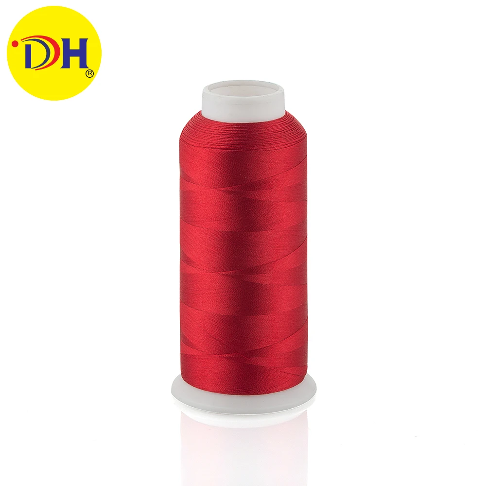 Фабричная 100% вискозная Вышивальная нить 120d/2 3000y для одежды
