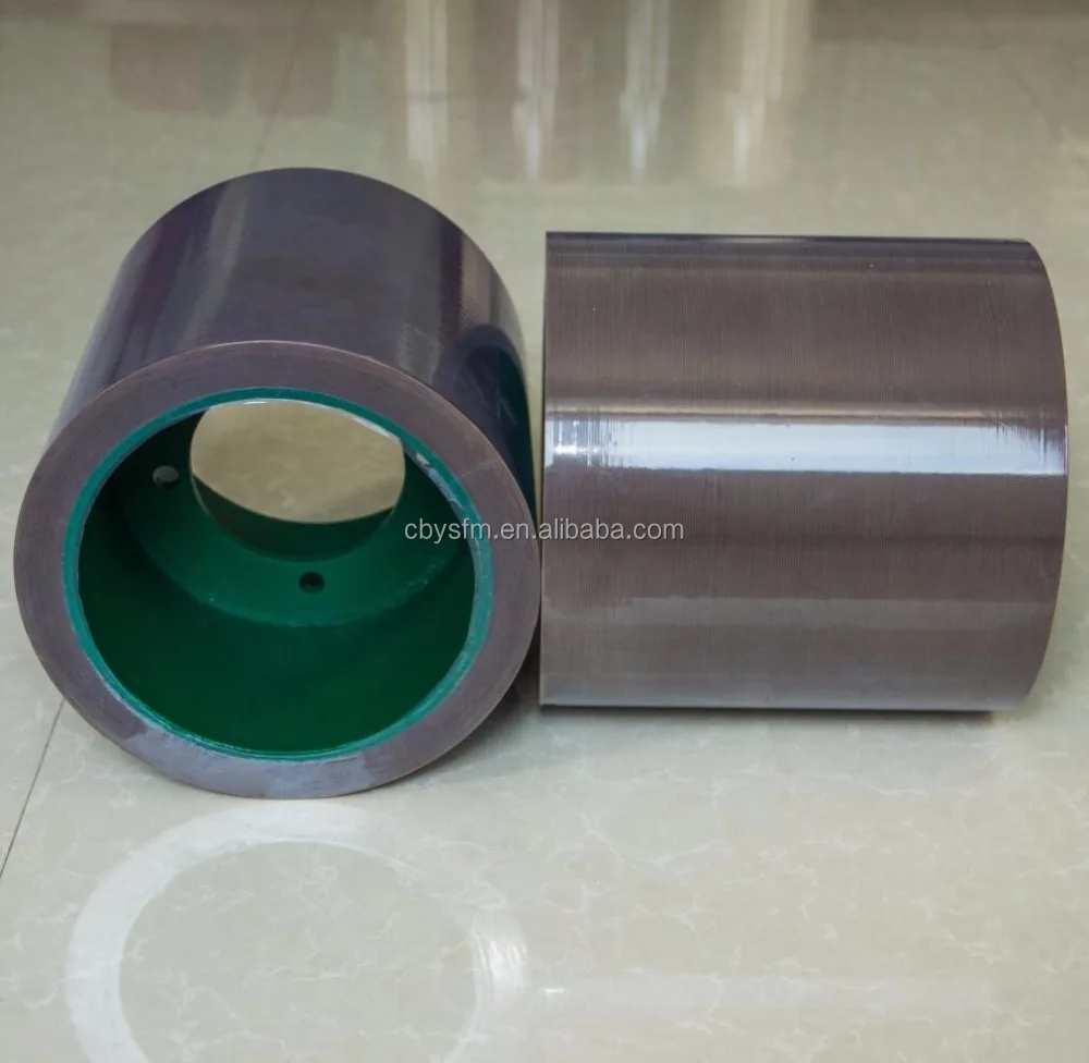 10 inch brown dehusker rice rubber rollers on iron drum