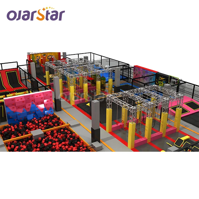 
 Worldstar коммерческих прыжки коврики крытый большой батут парк для продажи  