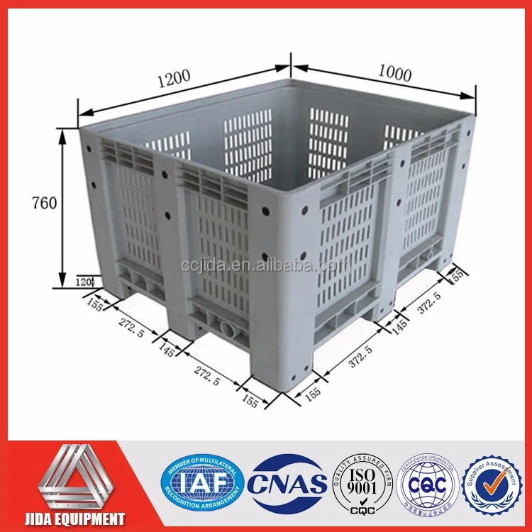 Склад для хранения пластиковых использовать фрукты части бункеров для продажи