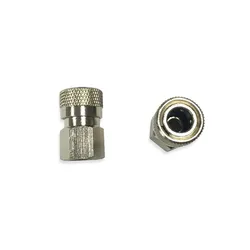 Stainless Steel Paintball Adaptor Female Quick Disconnect with Inner Thread