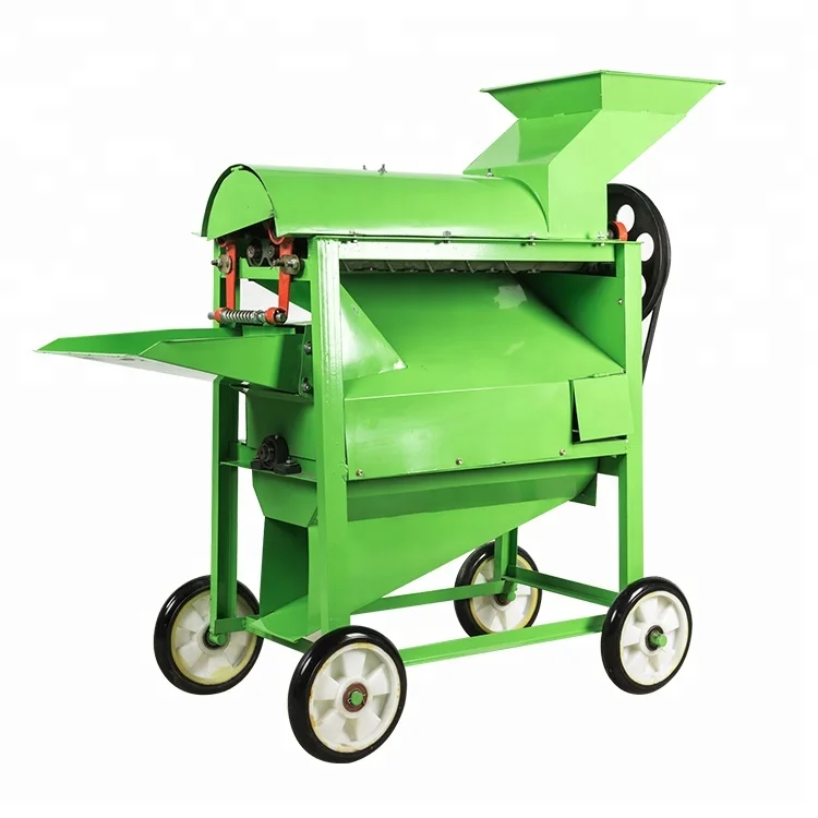 corn shelling and threshing machine corn cob skin removing and threshing machine