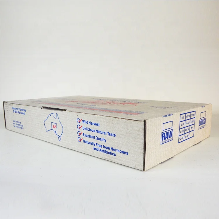 Mantis shrimp Insulated Foam Corrugated Aluminum Foil Farm Fresh 50LB Custom Logo