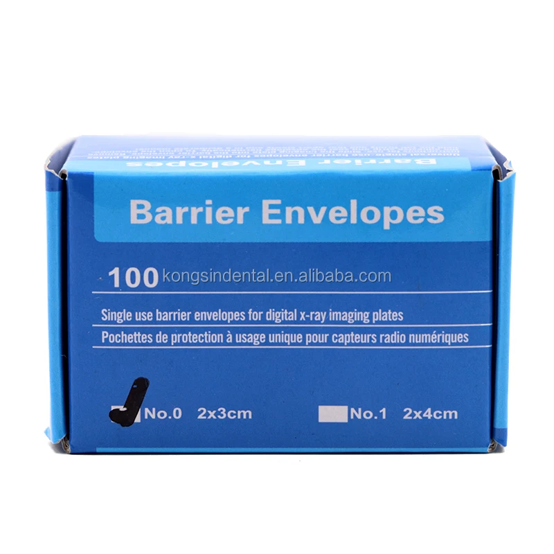 Disposable Dental X Ray Film Barrier Envelope For Phosphor Storage Plates