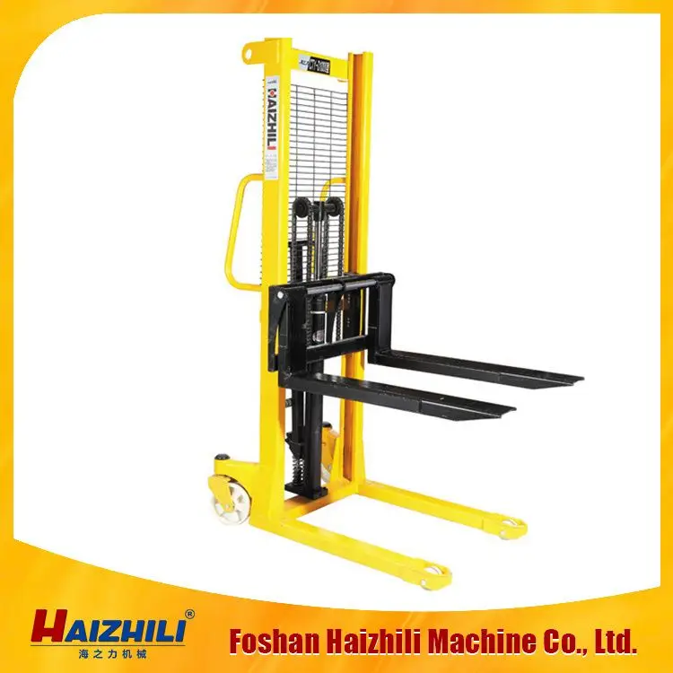 1-2Ton Arm Loader Manual Hydraulic Stacker