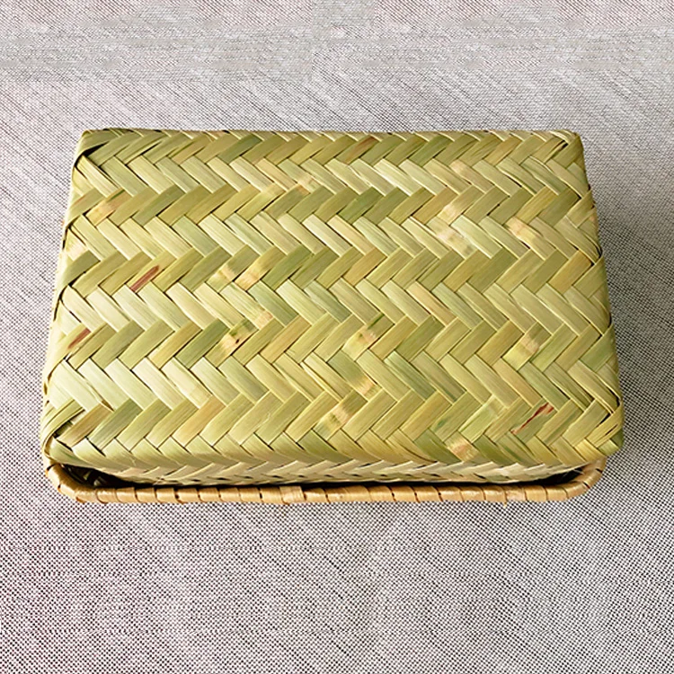 Cheap Bamboo Basket Bamboo Fruit Basket Sushi Food Rectangle Basket