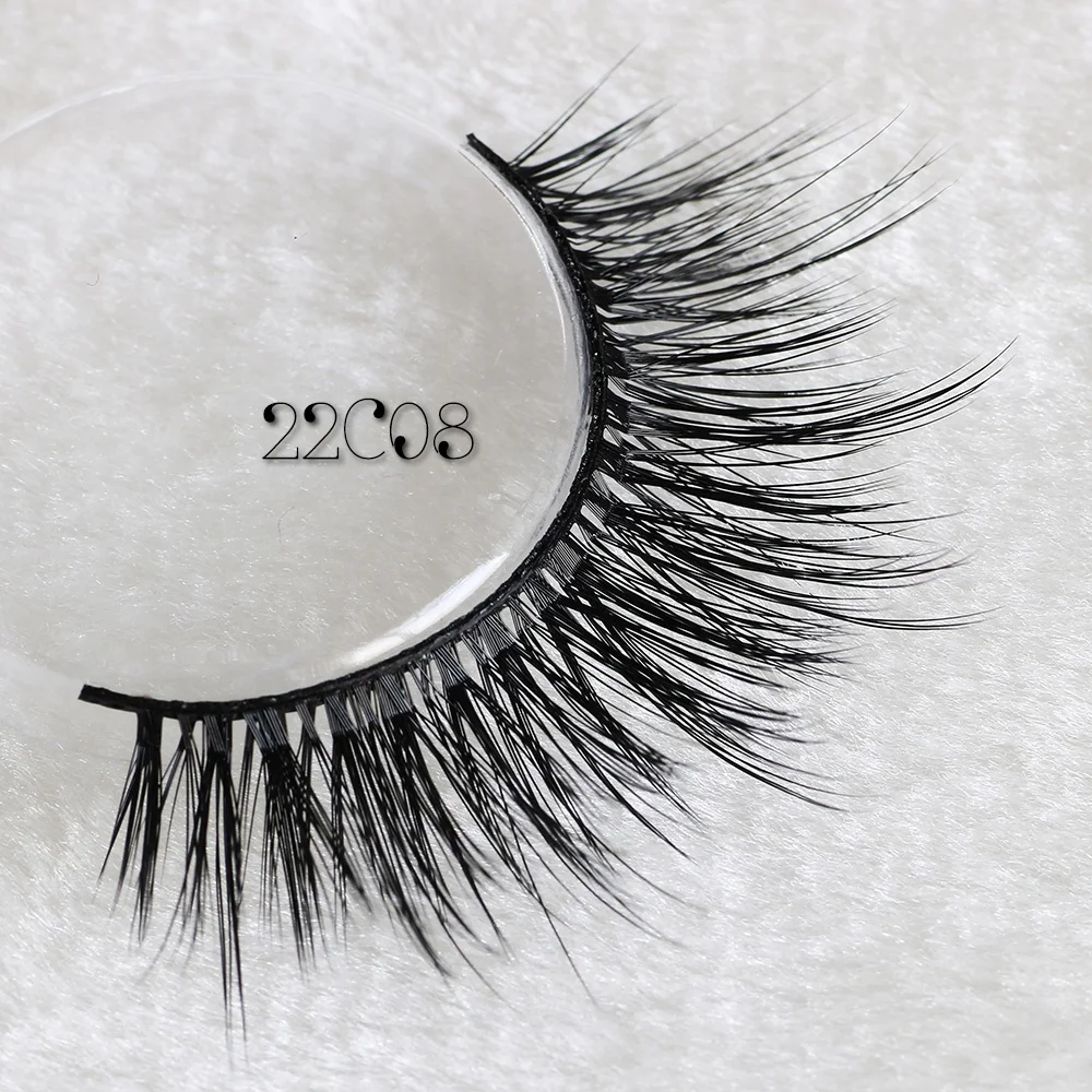 Real Mink 3D Lashes Korean Silk Strip Lashes How To Get Longer Eyelashes