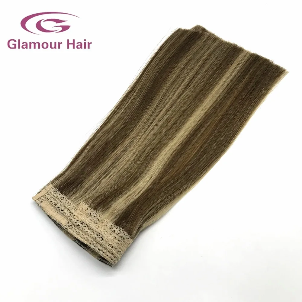 
Halo no clips highlight secret invisible line hair extension 