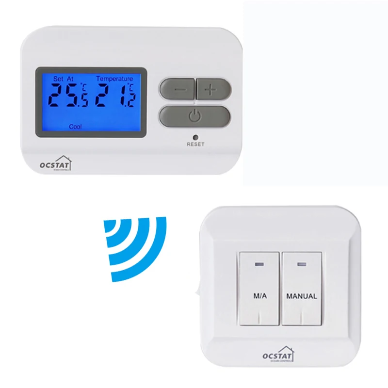 LCD 868,35 мГц нагрева Беспроводной Термостат Котла