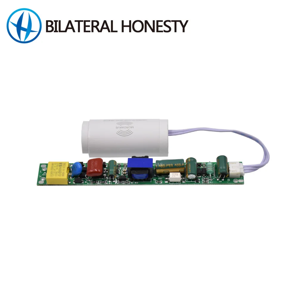 Wide Voltage PF0.9 Best Sell Radar Sensor Non-isolated Led Driver Angle 180 Degree for Tube Light T8 Single