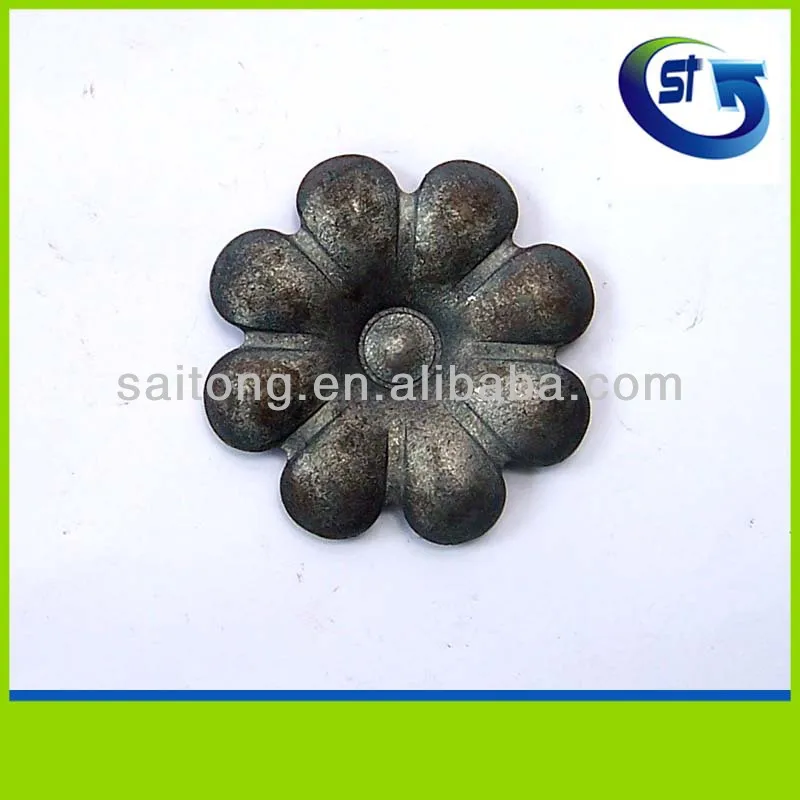 Cast Iron Decorative Wrought iron gate Window railing Ornaments Cast Steel Leaves Ornaments