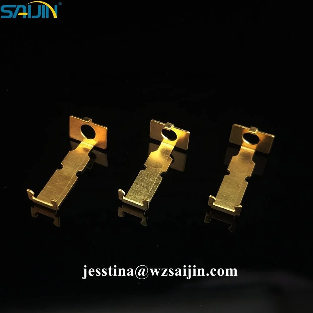 Brass universal socket accessory sheet metal part earth contact for switch socket