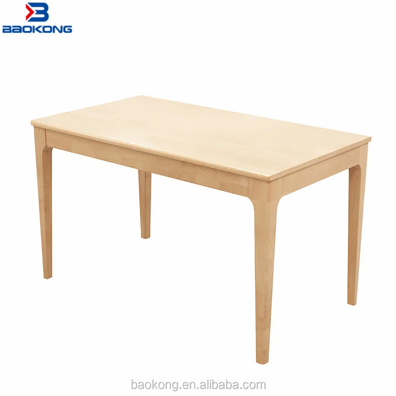 Compact Flat Dining Room Sets Wooden Table With 6 Chairs