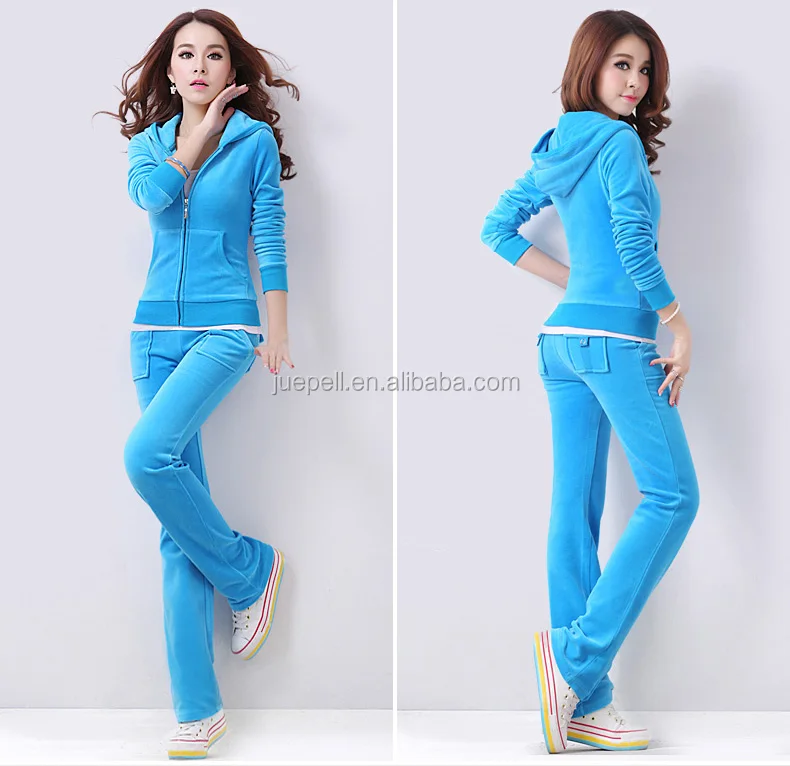 
Fashion casual woman sportswear two pieces in one set pure color with hat for spring autumn 