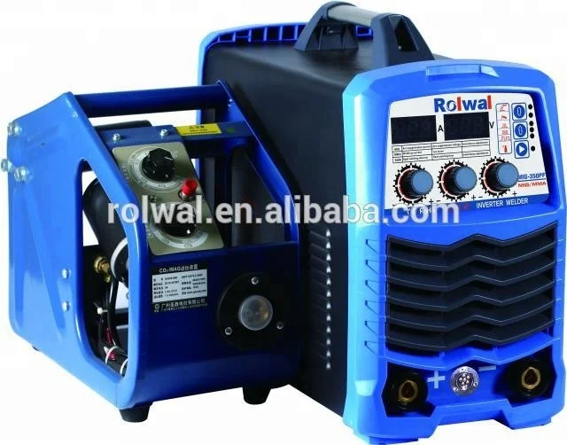 Rolwal 2 в 1 комбо типа для сварки MIG/ММА сварочный аппарат с 3х метровый провод фидер