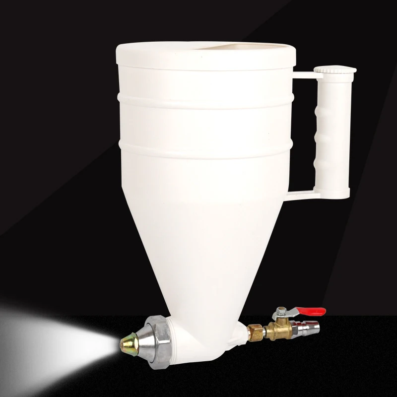 Wholesale Plastic Adjustable Air Texture Hopper Spray Gun Pneumatic Mortar Spray Powder Coating Equipment  Wall Paint Spray Gun