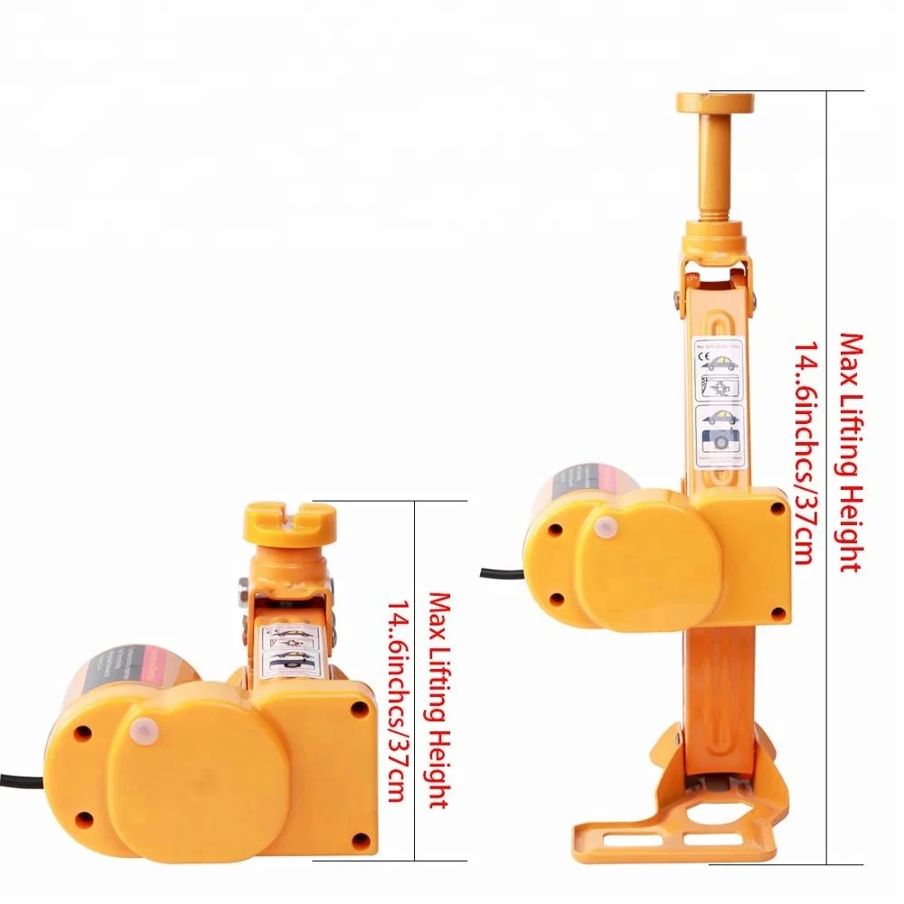 Hot Sale ROGTZ CE ISO Manufacturer Mobile Automatic 3T 12V High Lift Durable Electric Screw Scissor Car Jack for Quick Repair