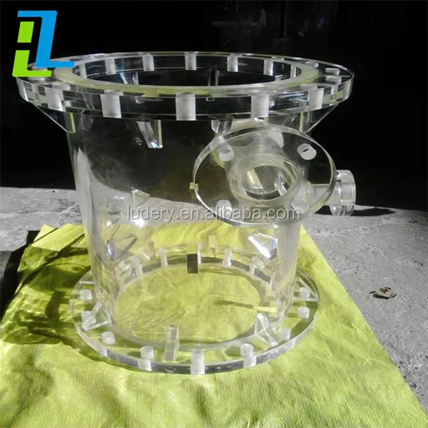 Large heat resistant casting clear acrylic plastic tube