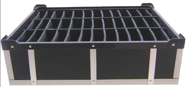 foldable reusable esd plastic storage box