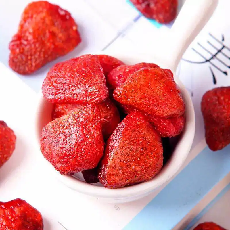 Кубики сушеной клубники по заводской цене