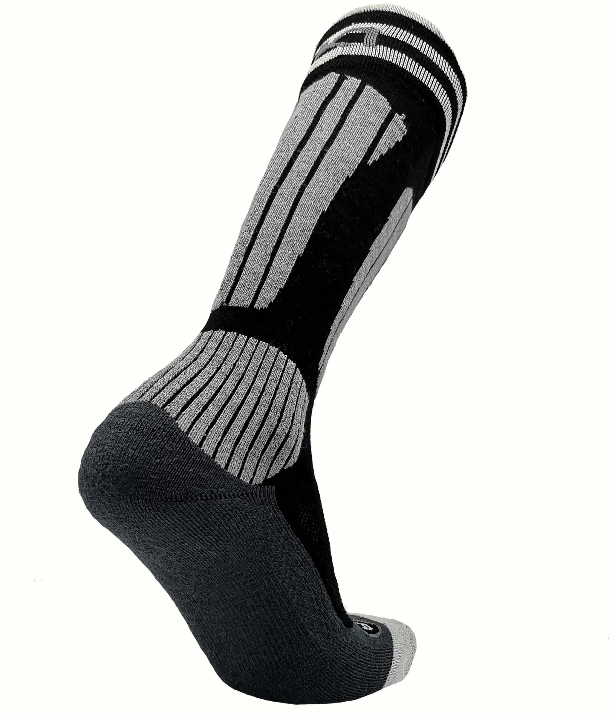 Unisex Breathable cushioned padding heated cotton moisture wicking compression socks medical ski socks