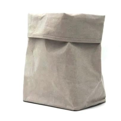 
Reusable Washable Kraft Paper Container For Tool ,Grocery ,Food ,Toy Box Bulk Sell Vintage Style paper bag 