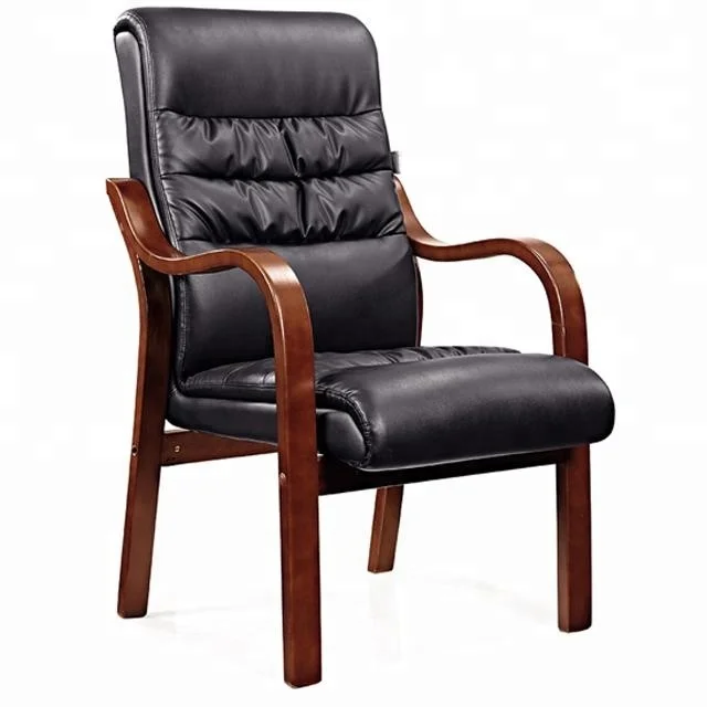 
Chair For Meeting Room Wooden Frame Conference Chair 