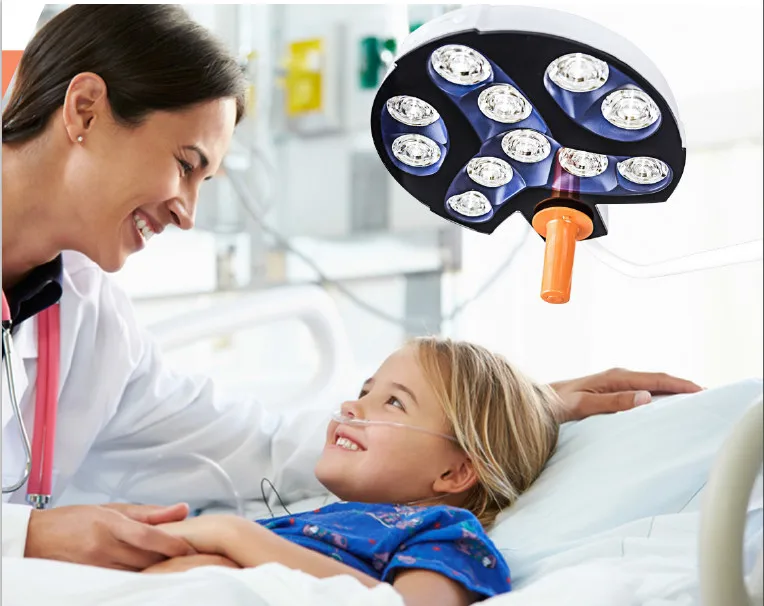 JQ-LED38 Vet used medical led light mobile surgical light examination lamp 100,000lux