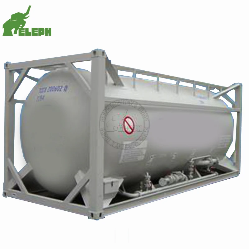 Transport liquid industrial gases used iso tank container for sale