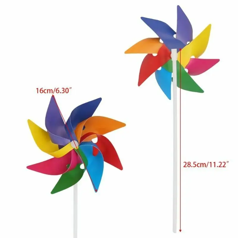 
NBCTP Garden Decorative Windmill Chemical-free Anti-bird Bird Repeller Flash Bird Repellent Windmill 