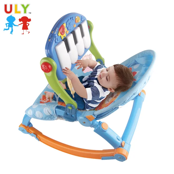 Экологичное Портативное Многофункциональное музыкальное кресло-качалка для ребенка