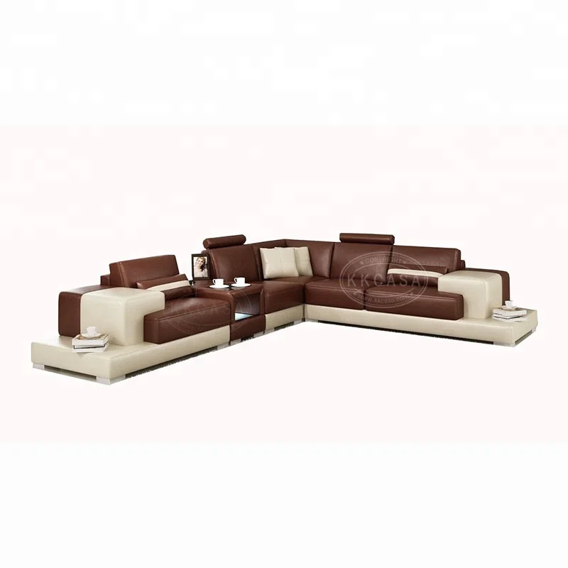 Factory Wholesale u shape sofas for livingroom Livingsets Antique Furniture living room sofa sets Leather Sofas