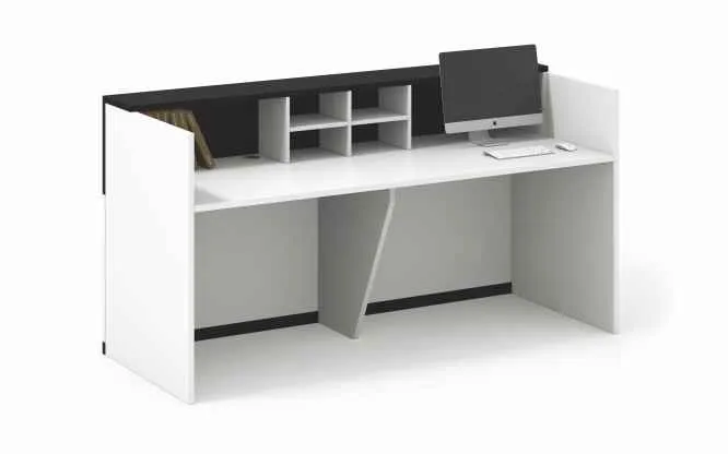 Simple design reception table modern reception desk used reception desk
