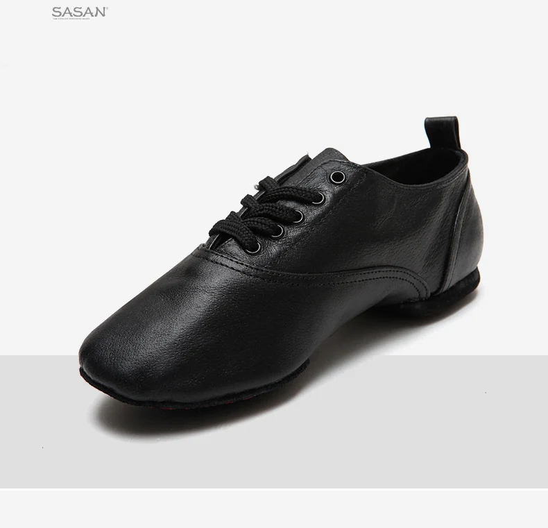 Оптовая продажа, мягкая обувь для джазовых тренировок SASAN, танцевальная обувь для женщин, обувь для учителя на плоской подошве, кожаная обувь