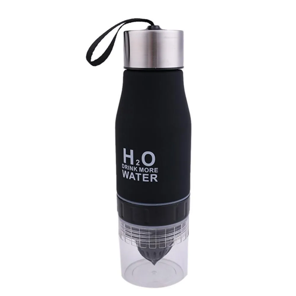 
Free sample fruit Lemon Water Bottle 650ml Multi Color H2o Water Drinking Bottle Infusion Sports Bottle 